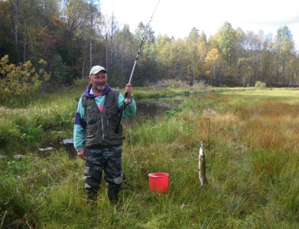 А в перерыве брат взял пару щучек, вечером жареха будет..jpg