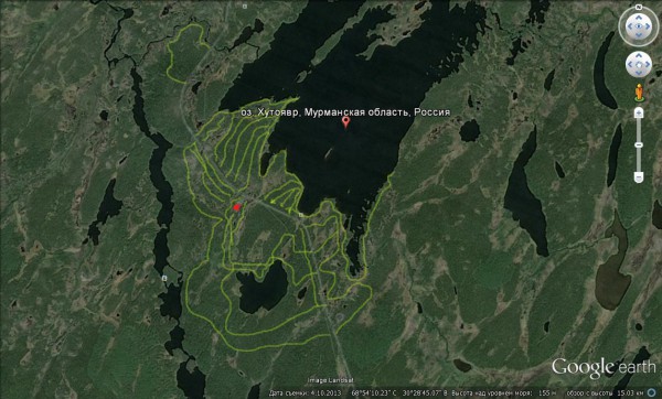 Хутоявр, база, длинное озеро.jpg